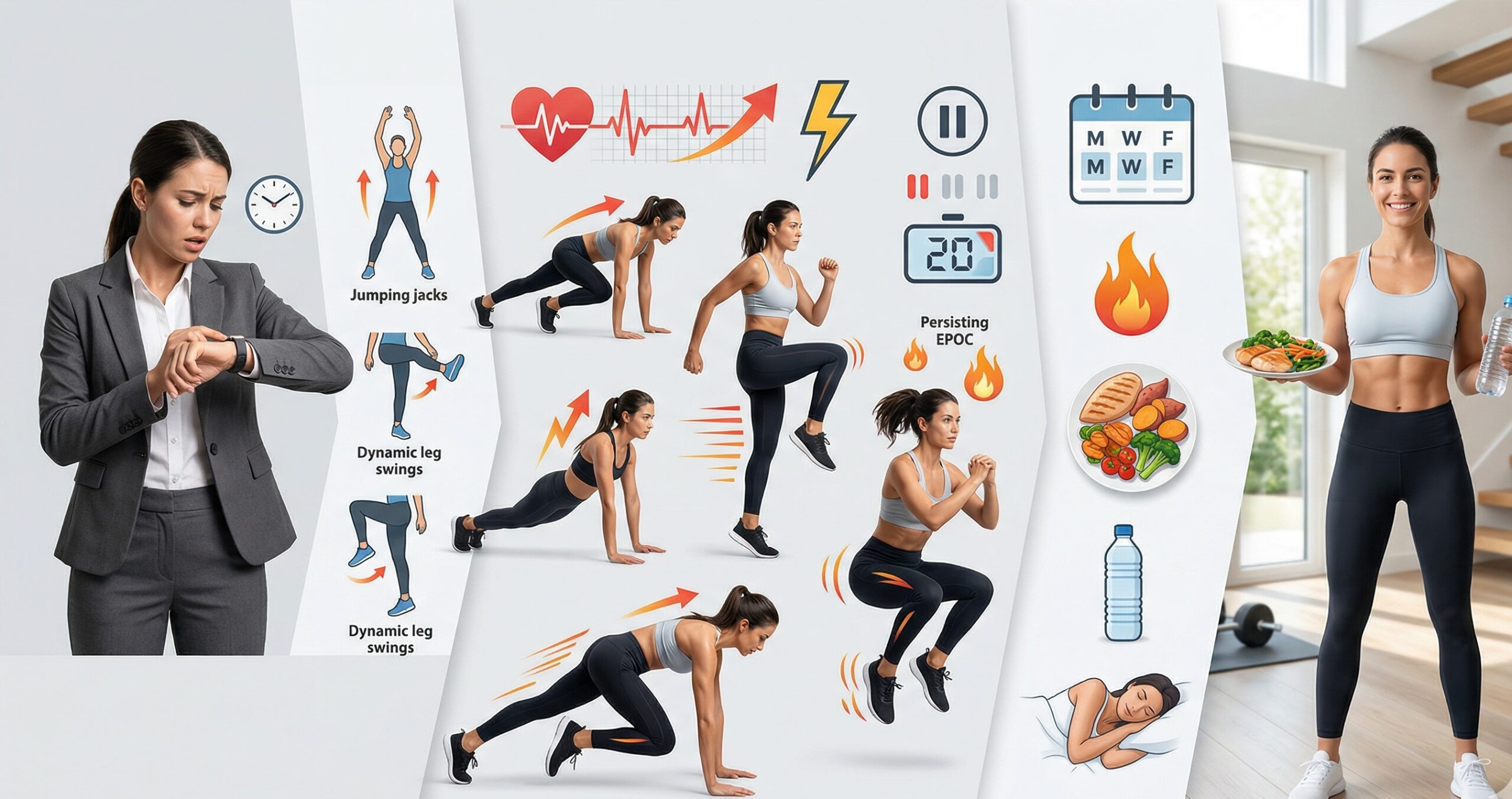단기간 체지방 연소에 효과적인 HIIT(고강도 인터벌) 운동법