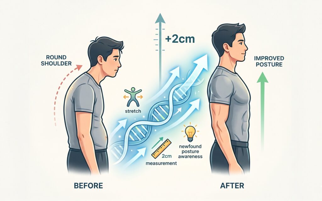 숨은 키 2cm 찾는 법: 굽은 등 펴주는 '라운드 숄더' 교정 스트레칭