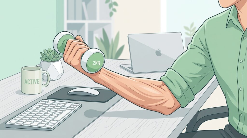 팔꿈치가 찌릿? 직장인 테니스 엘보 예방을 위한 5분 전완근 운동법