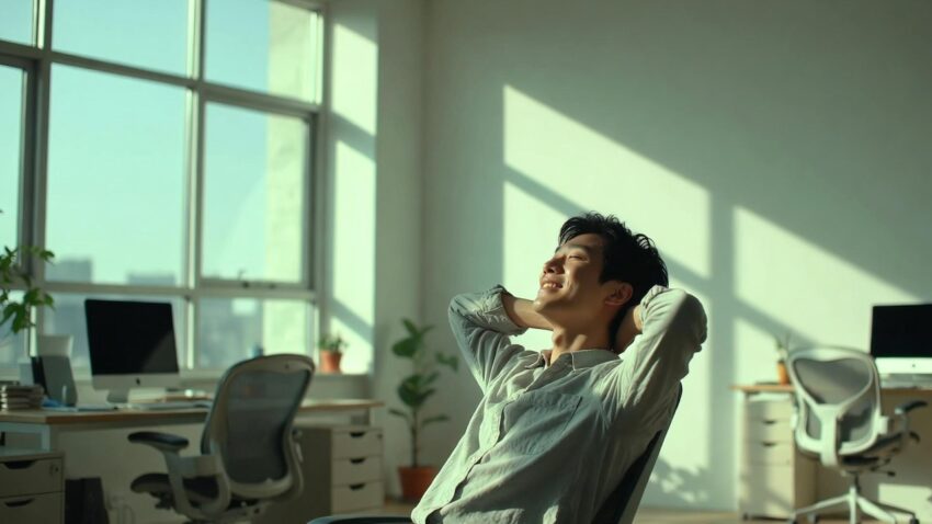 점심시간 10분! 사무실 거북목·굽은 어깨 펴는 초간단 스트레칭 루틴